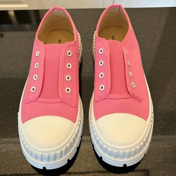 NWOT Pink Platform Sneakers - Picture 2 of 6